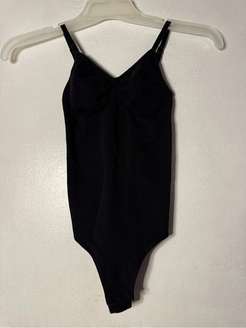 Brown Women's Seamless Bodysuit with Adjustable Straps